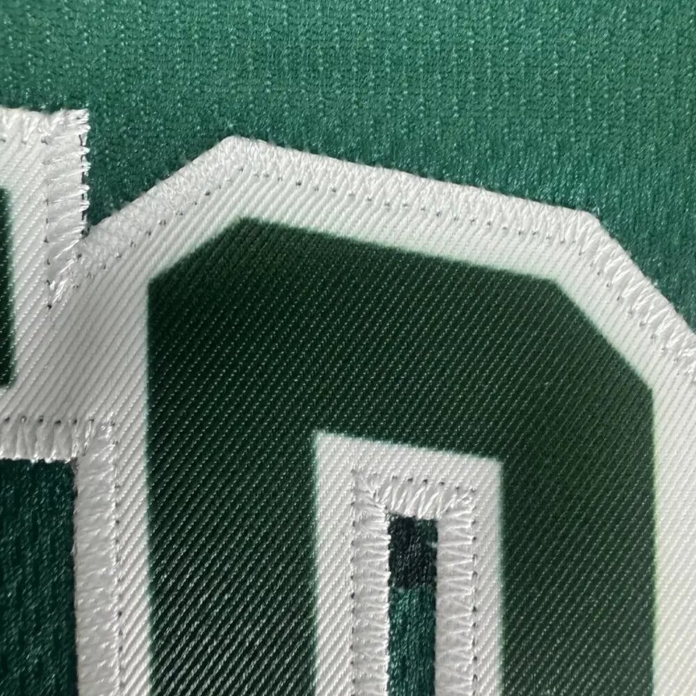 Boston Celtics Larry Bird #33 Basketball Jersey Stitched Green Men's - Picture 5 of 5